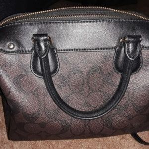 DARK BROWN COACH BAG